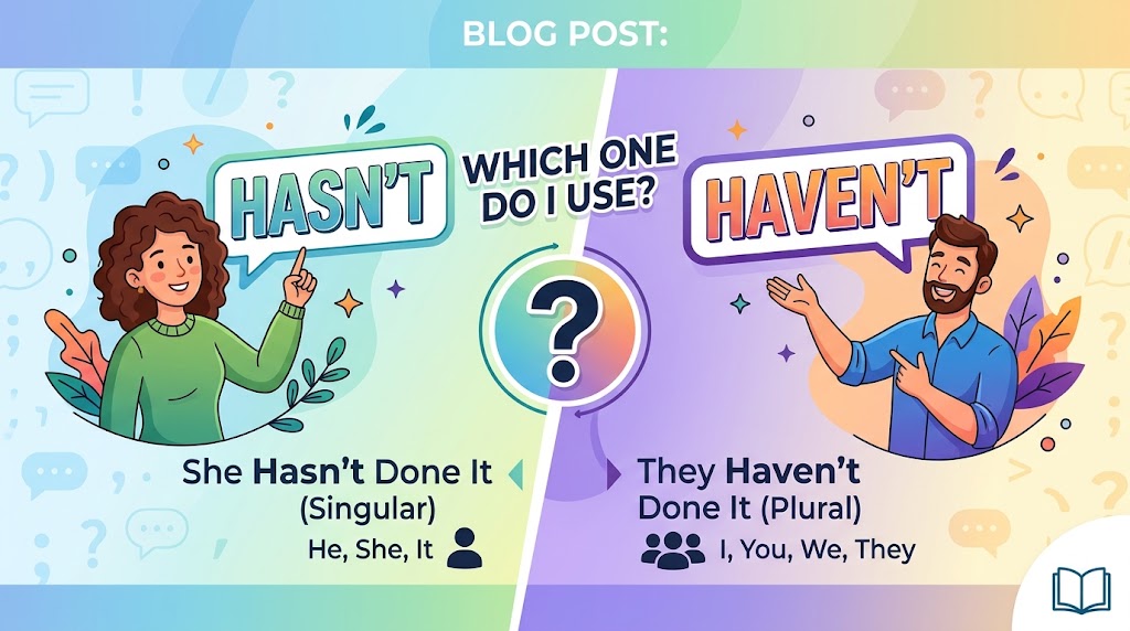 hasn't vs haven't