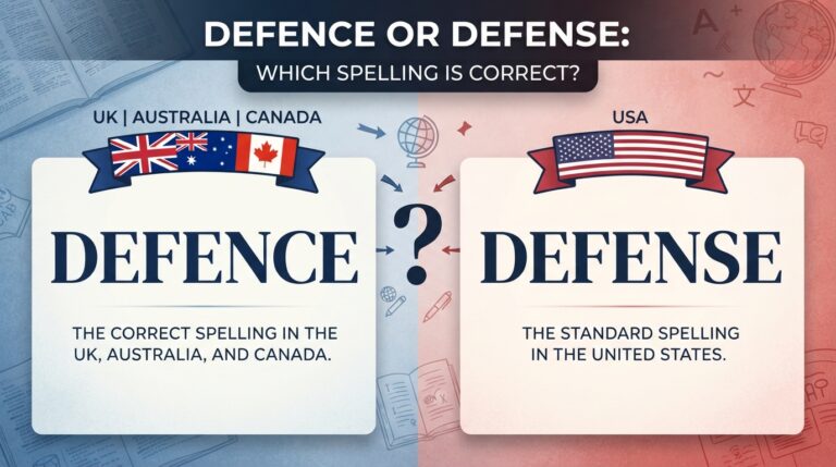 defence or defense