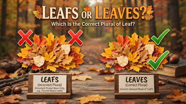 leafs or leaves