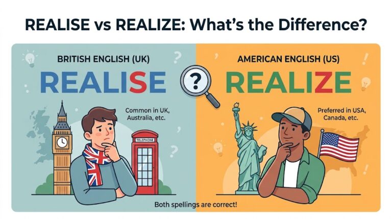 realise vs realize