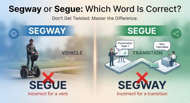 segway or segue