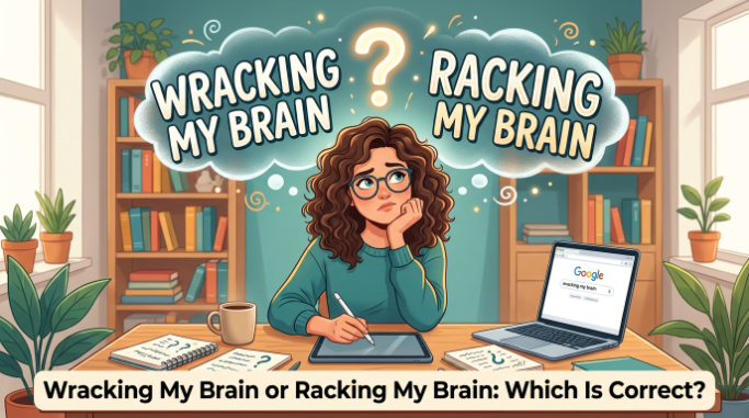 wracking my brain or racking my brain