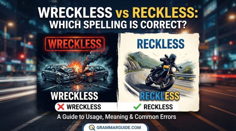 wreckless vs reckless