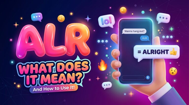alr meaning in text