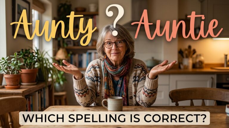 aunty or auntie