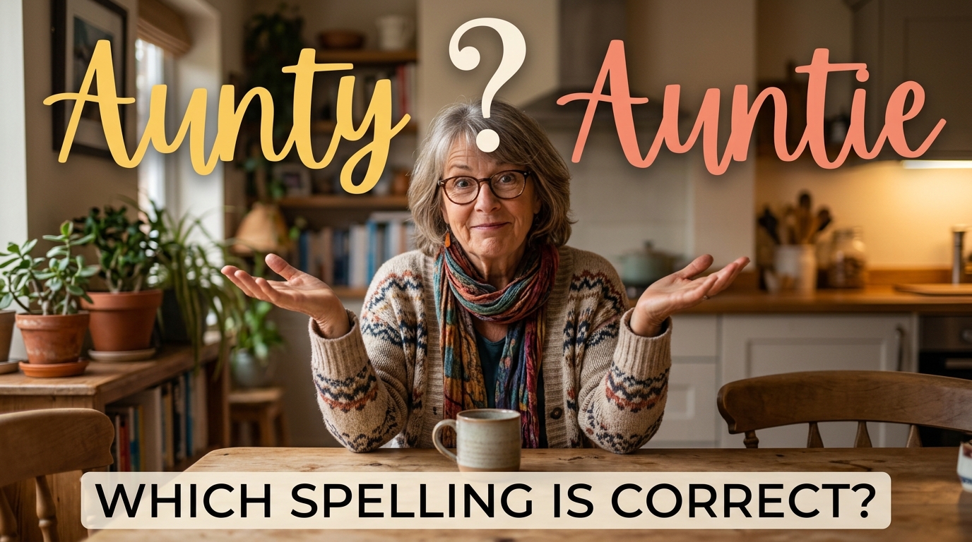 aunty or auntie