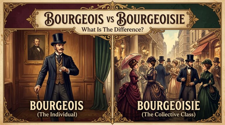 bourgeois vs bourgeoisie