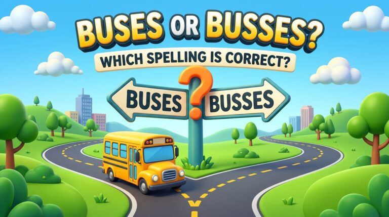 buses or busses 3