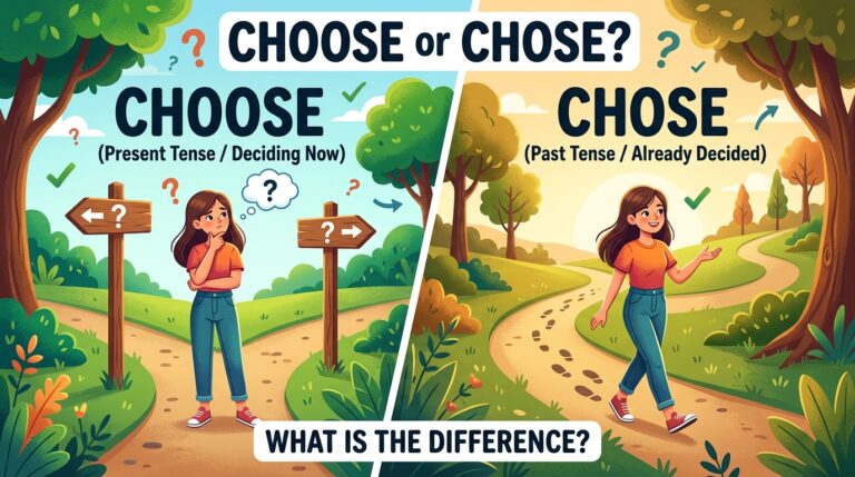 choose or chose