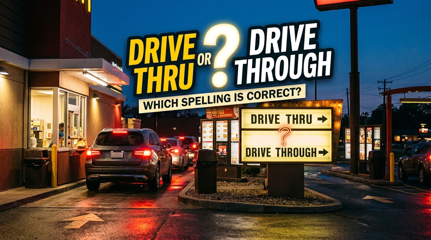 drive thru or drive through