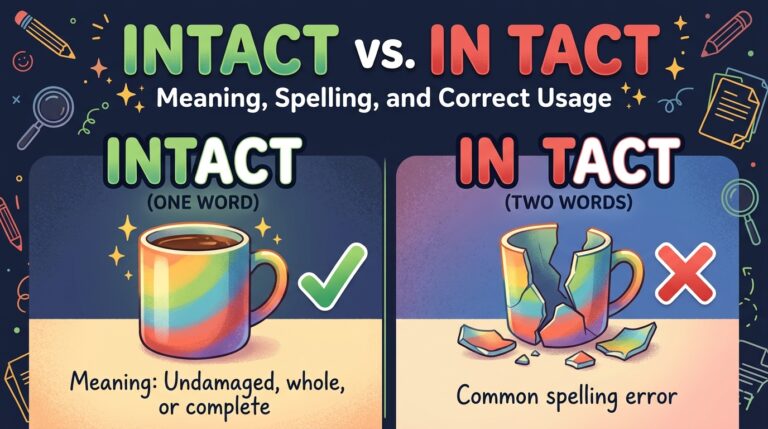 intact vs in tact