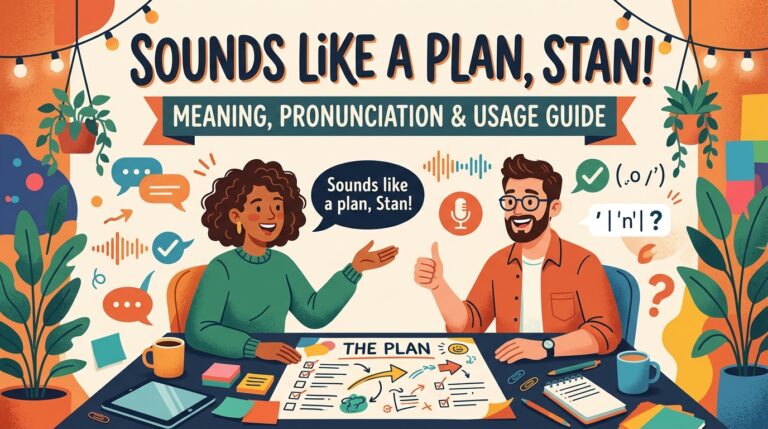 sounds like a plan stan