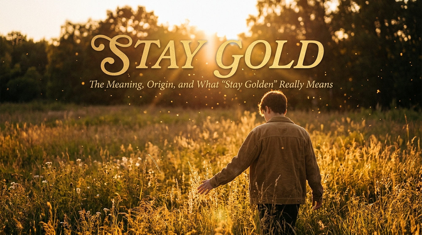 stay gold