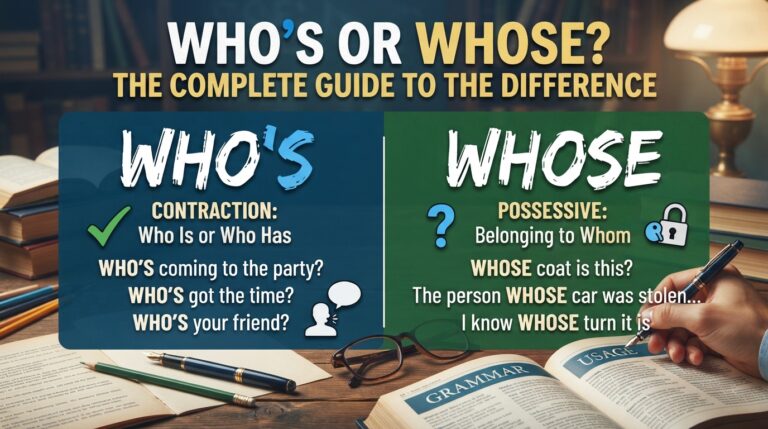 whos or whose