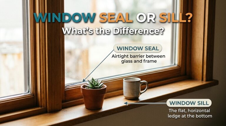 window seal or sill